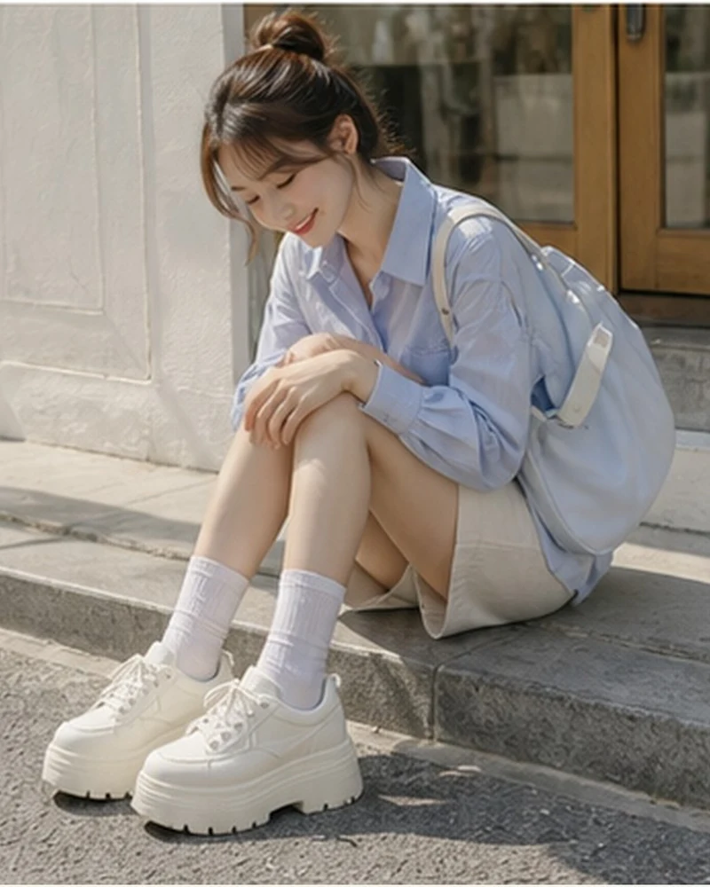 폭신 플랫폼 스니커즈